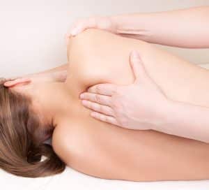 Massage evokes pain relief.